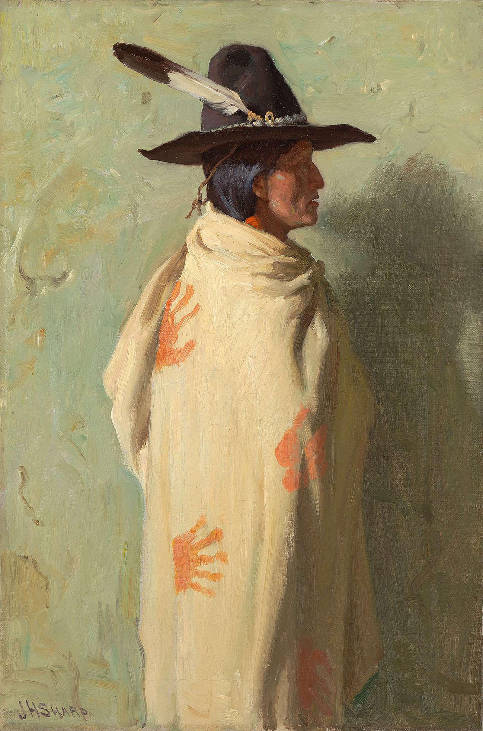 Indian Wearing a Robe